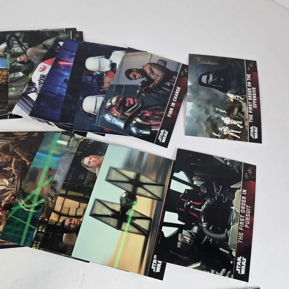 2016 Topps Star Wars Force Awakens Chrome Lot Patches Inserts Refractor